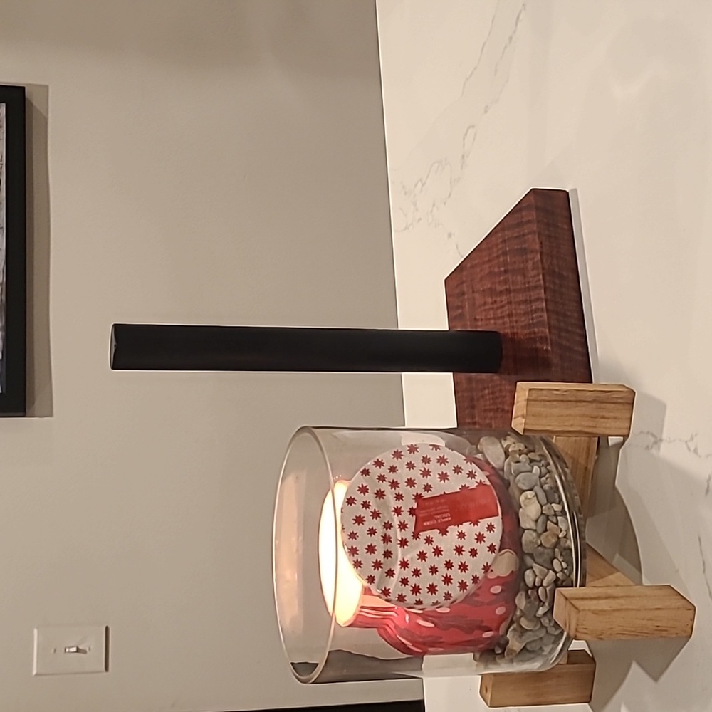 NWT Evans Woodworking Paper Towel Holder